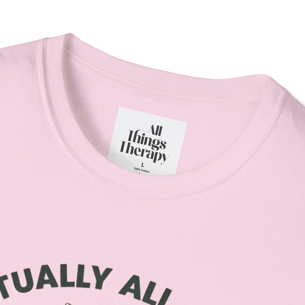 Bunny Graphic Tee - 'Actually All of My Systems Are Nervous' Unisex T-Shirt