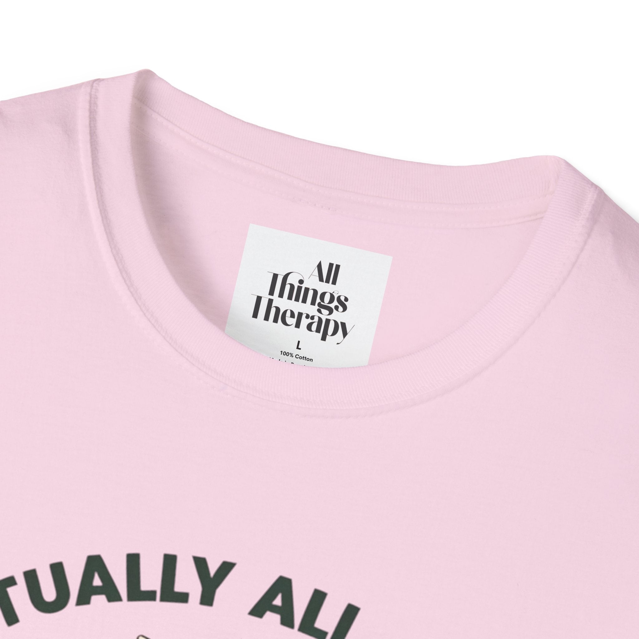 Bunny Graphic Tee - 'Actually All of My Systems Are Nervous' Unisex T-Shirt