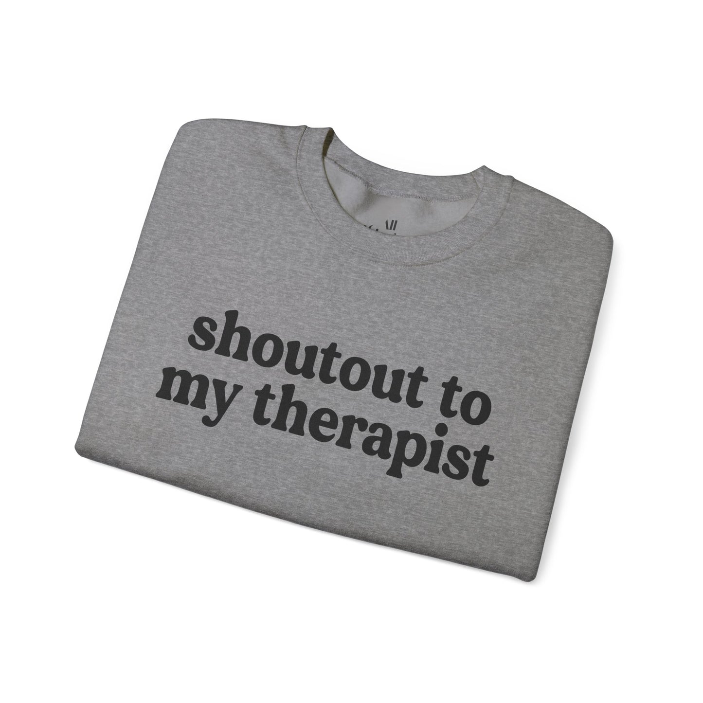 Ain't No Therapist Like The One I Got Unisex Heavy Blend™ Crewneck Sweatshirt