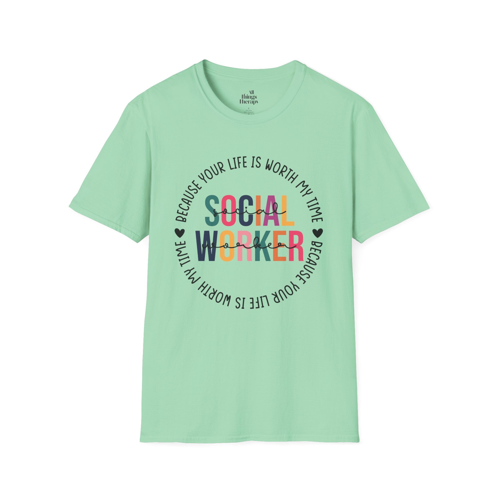 Social Worker Unisex Softstyle T-Shirt