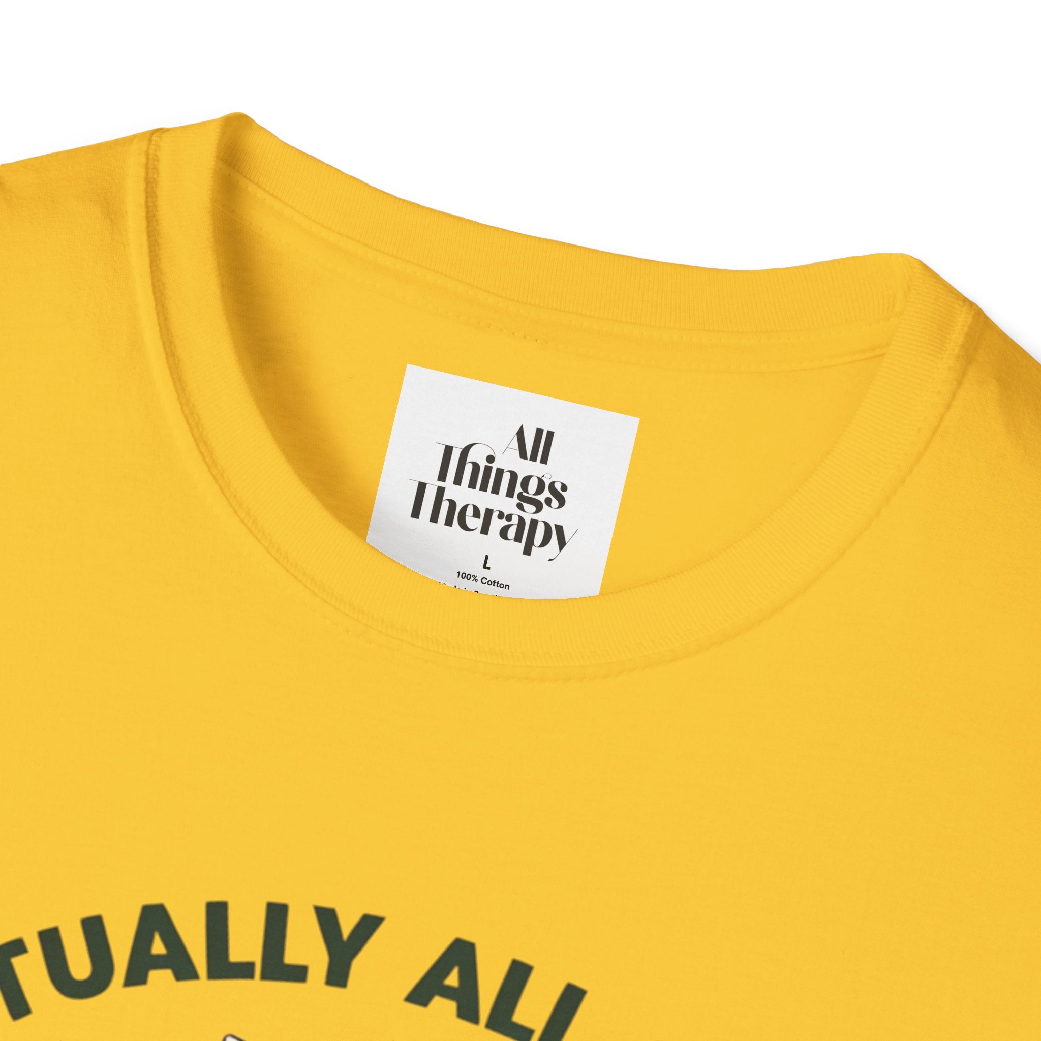 Bunny Graphic Tee - 'Actually All of My Systems Are Nervous' Unisex T-Shirt