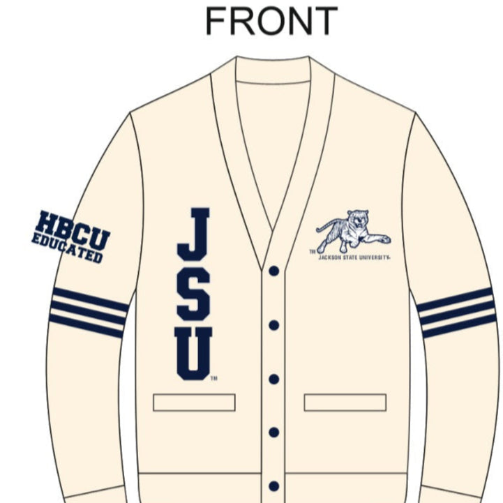 JSU Pride Cardigan (Unisex)PRE ORDER SHIPS 30 DAYS AFTER PURCHASE!