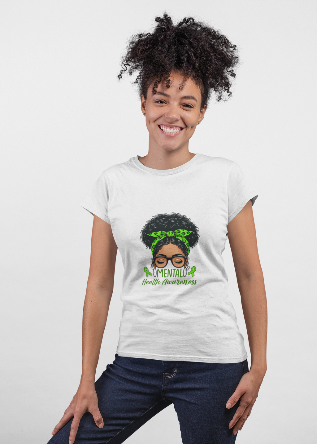 Mental Health Awareness Unisex Softstyle T-Shirt - Positive Vibes Tee
