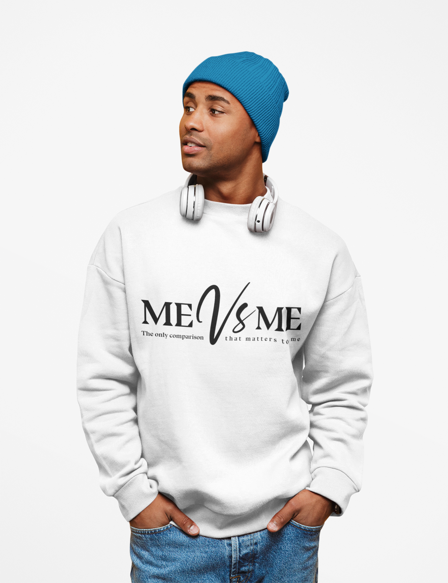 I Aint Worried About You Unisex Heavy Blend™ Crewneck Sweatshirt