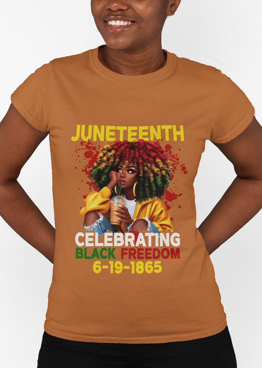 Juneteenth Celebration Tee, Unisex Heavy Cotton T-Shirt for Activism, Black History Month, Freedom Day, Gifts for Social Justice