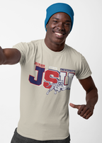 Unisex Heavy Cotton Tee, Jackson University Spirit Shirt, College Apparel, Graduation Gift, Casual Wear, School Pride Tee