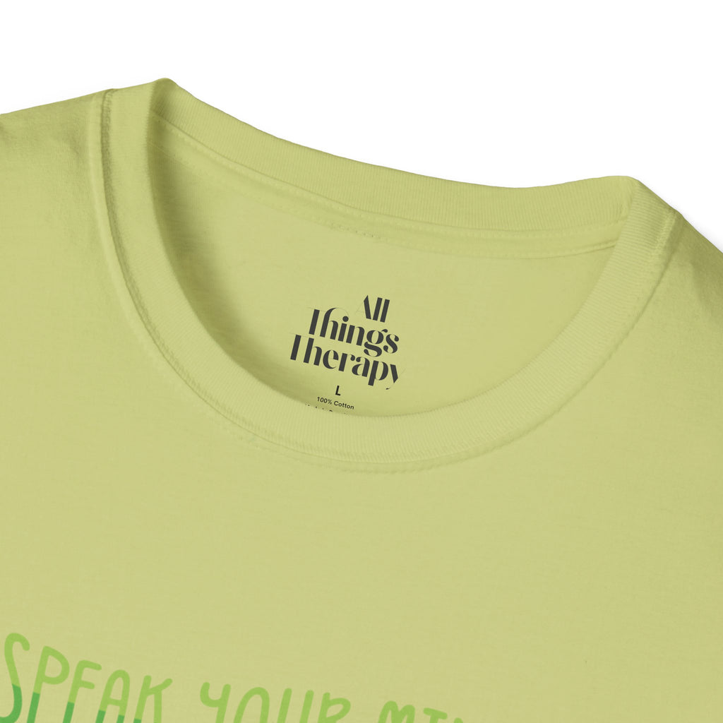 Speak Your Mind Graphic T-Shirt | Unisex Softstyle Tee for Self-Expression