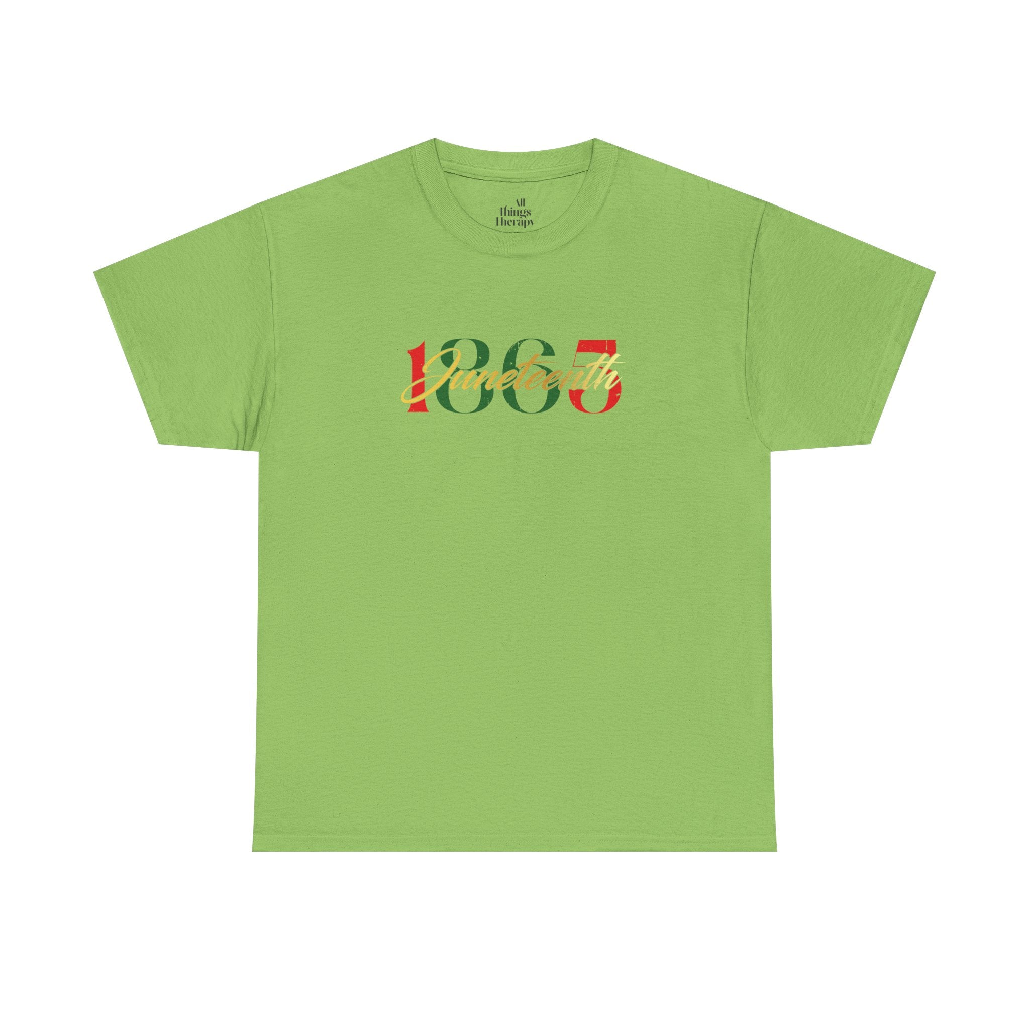 Vintage 1865 Unisex Heavy Cotton Tee, Casual Graphic Tee, Retro Style Shirt, Gift for History Lovers, Perfect for Everyday Wear
