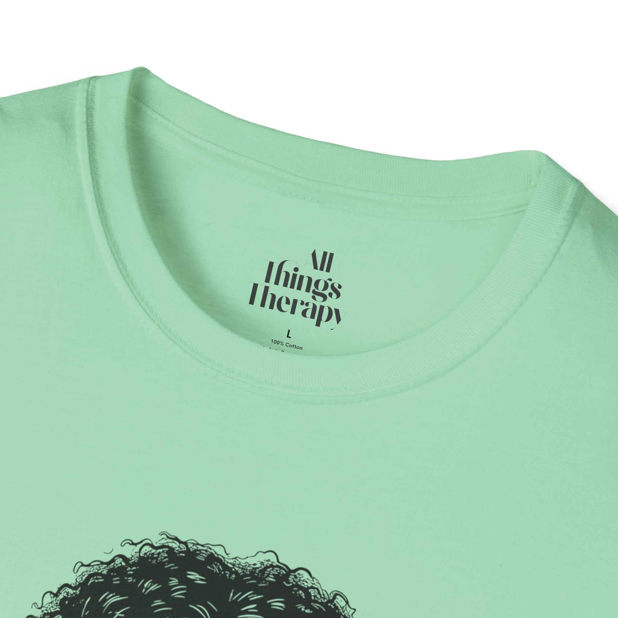 Mental Health Awareness Unisex Softstyle T-Shirt - Positive Vibes Tee
