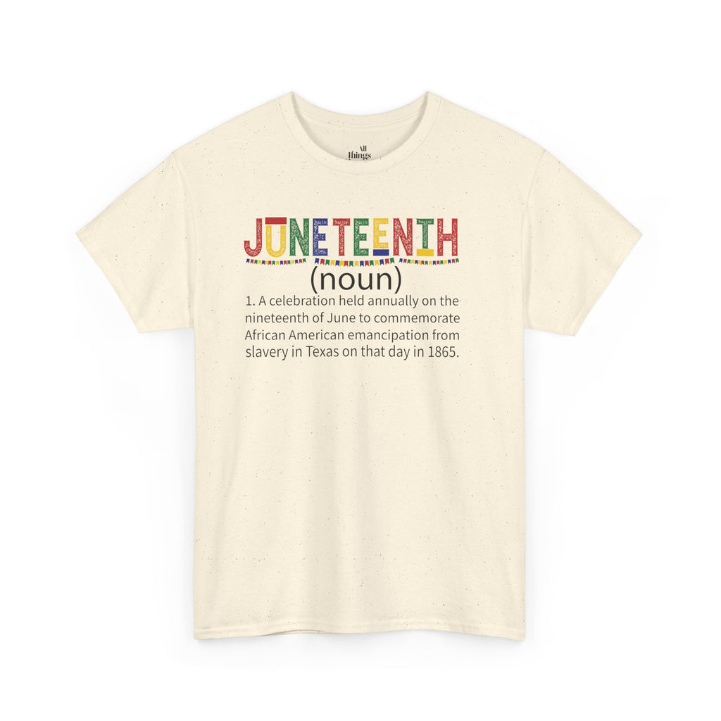 Juneteenth Unisex Heavy Cotton Tee, Celebrate Freedom, African American History Shirt, Equality Apparel, Juneteenth Gift, Community Unity