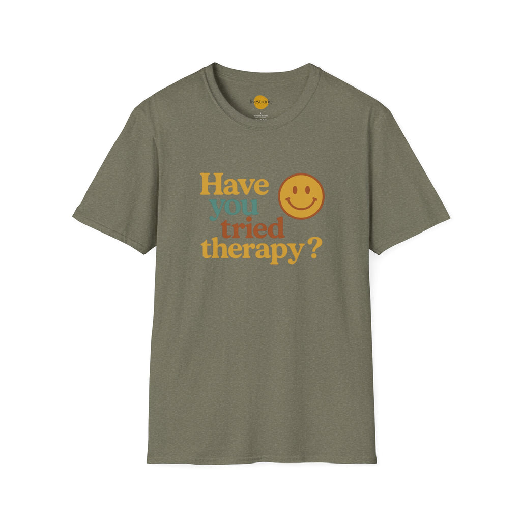 Mental Health Awareness Tee, Unisex Therapy Shirt, Positive Vibes T-Shirt, Self-Care Gift, Casual Wear for Everyone