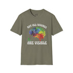 Mental Health Awareness T-Shirt – Not All Wounds Are Visible