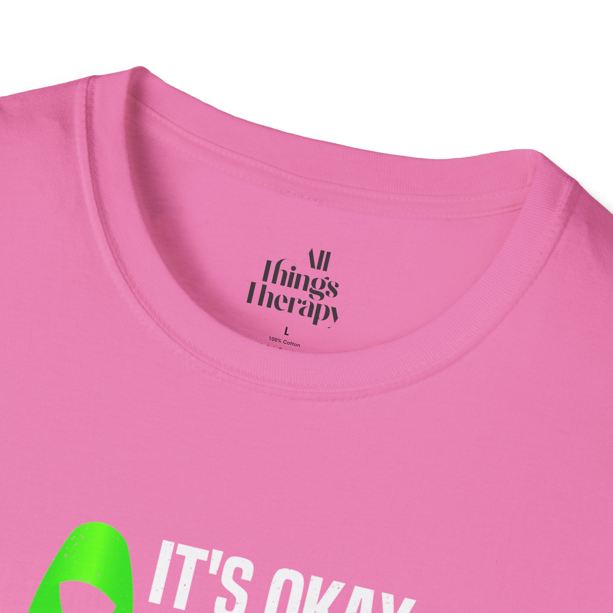 Unisex Softstyle T-Shirt - 'To Not' Green Ribbon Awareness Tee