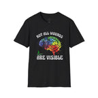 Mental Health Awareness T-Shirt – Not All Wounds Are Visible
