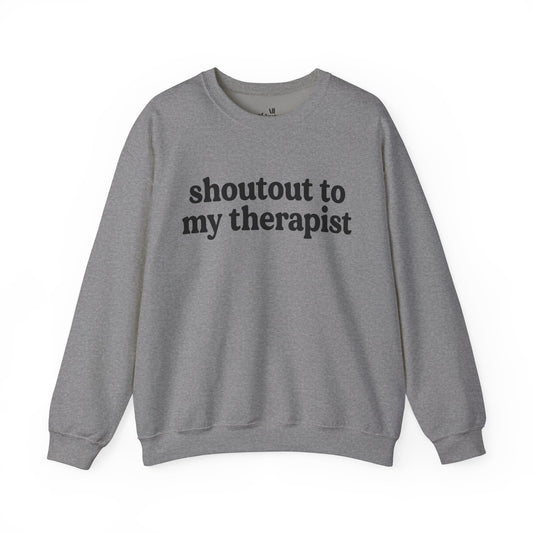 Ain't No Therapist Like The One I Got Unisex Heavy Blend™ Crewneck Sweatshirt