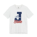 J State Tiger Graphic Tee, Vintage College Shirt, Unisex Casual Wear, School Spirit Apparel, Gift for Students and Alumni