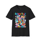 Inside Out Characters T‑Shirt — Colorful Pixar Emotion Graphic Tee