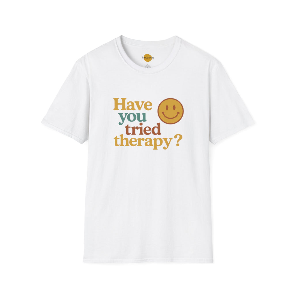 Mental Health Awareness Tee, Unisex Therapy Shirt, Positive Vibes T-Shirt, Self-Care Gift, Casual Wear for Everyone