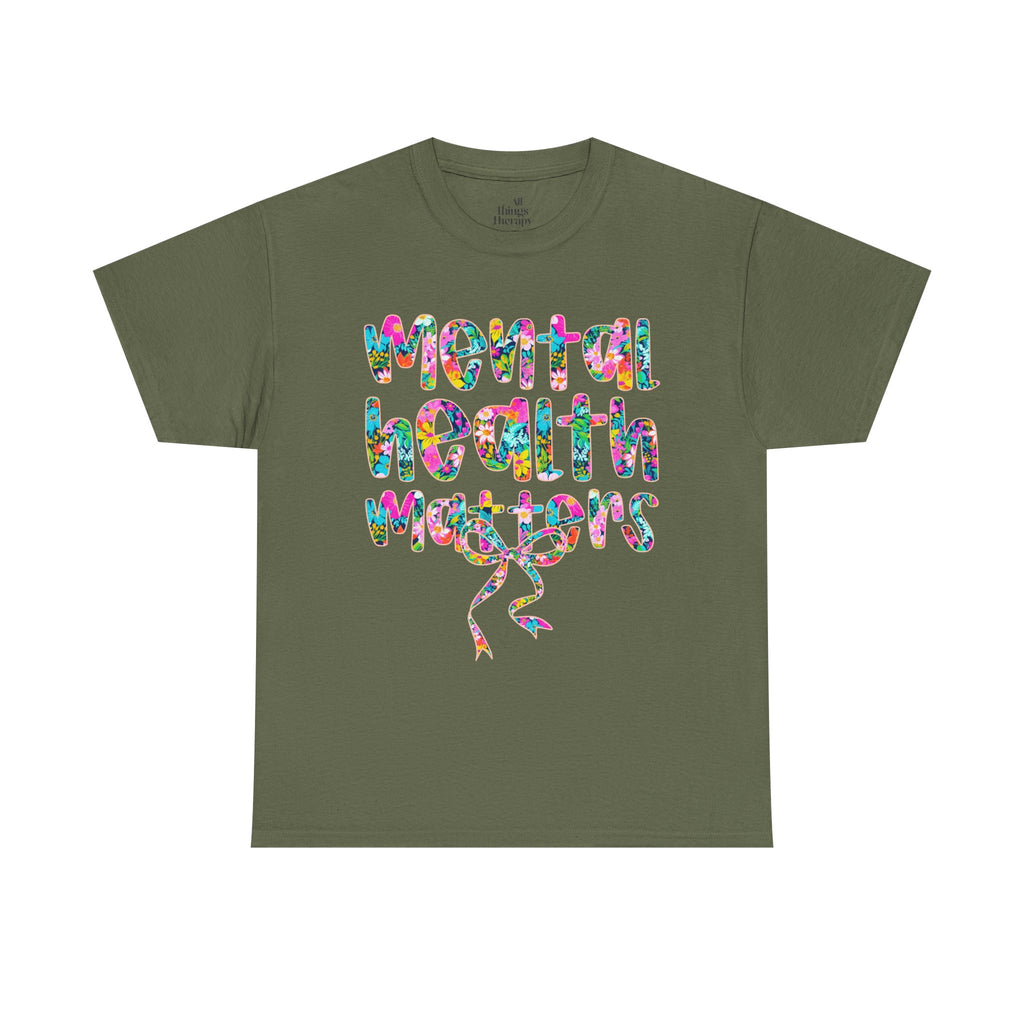 Mental Health Matters T-Shirt — Colorful Support Tee