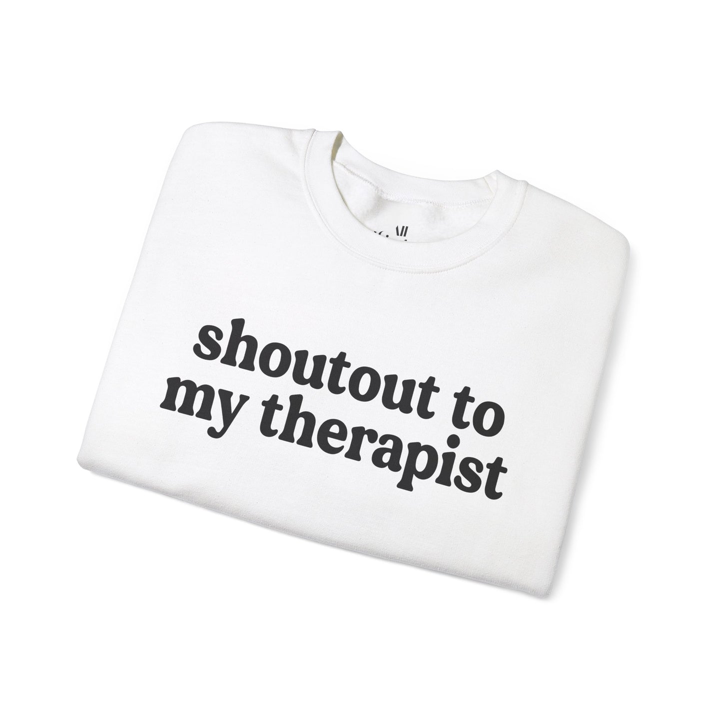 Ain't No Therapist Like The One I Got Unisex Heavy Blend™ Crewneck Sweatshirt