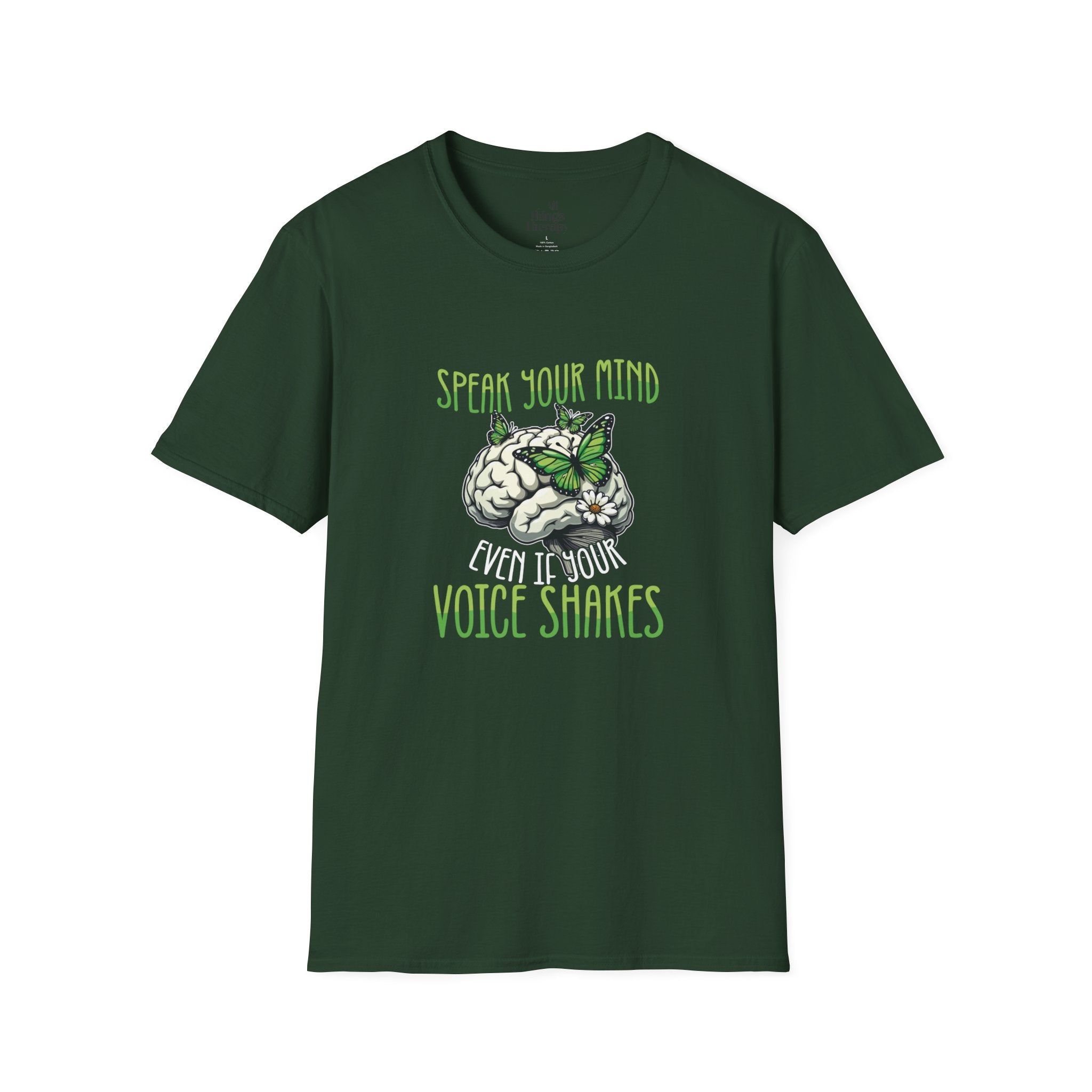 Speak Your Mind Graphic T-Shirt | Unisex Softstyle Tee for Self-Expression