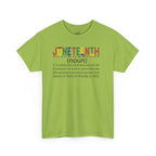 Juneteenth Unisex Heavy Cotton Tee, Celebrate Freedom, African American History Shirt, Equality Apparel, Juneteenth Gift, Community Unity
