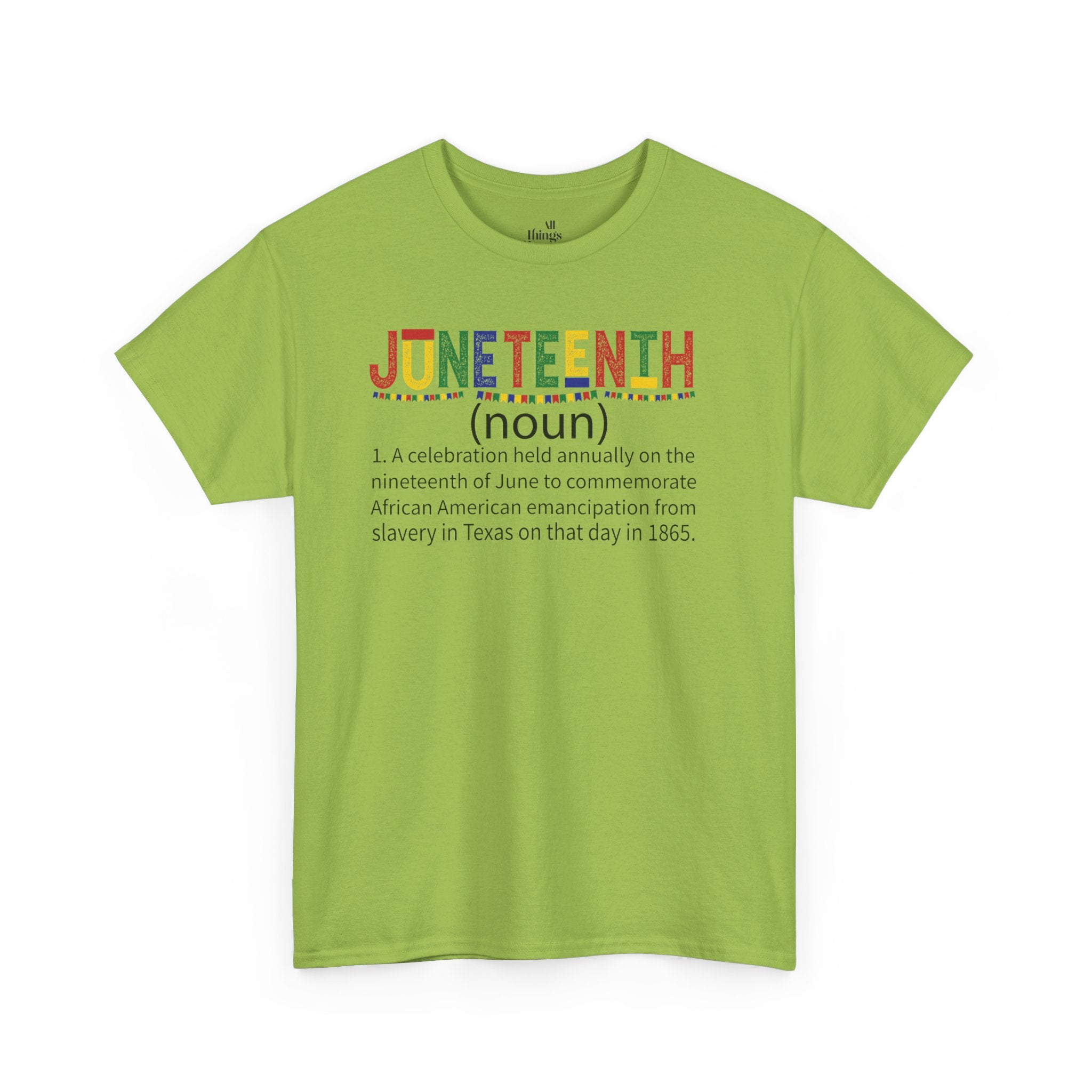 Juneteenth Unisex Heavy Cotton Tee, Celebrate Freedom, African American History Shirt, Equality Apparel, Juneteenth Gift, Community Unity
