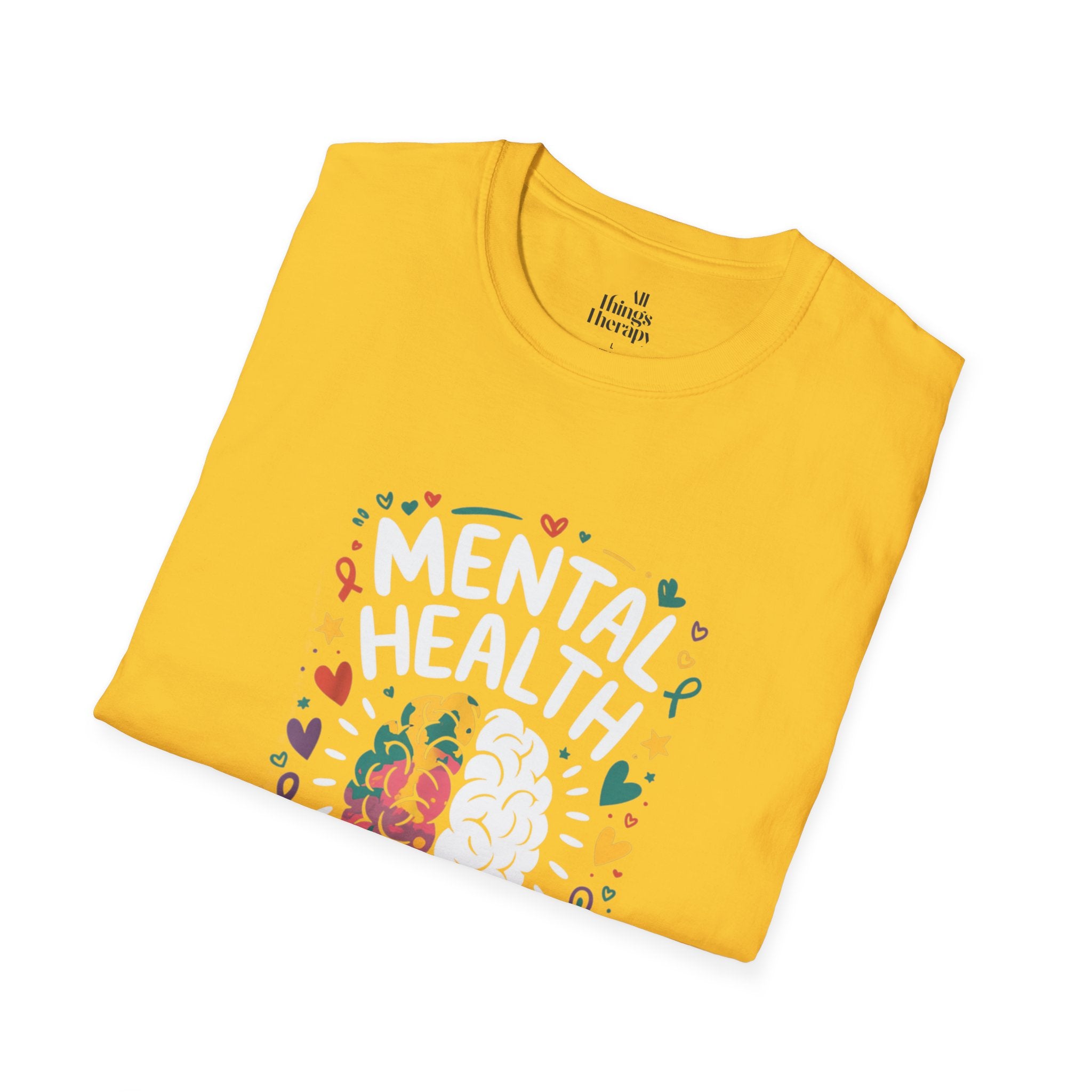 Mental Health Matters Unisex Softstyle T-Shirt | Support Mental Wellbeing