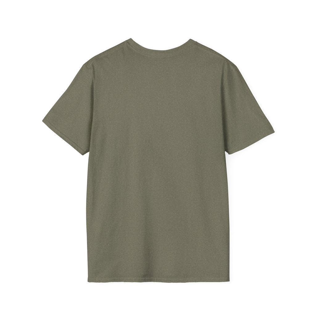 Mental Health Awareness Unisex Softstyle T-Shirt - Supportive Green Ribbon Design