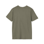 Mental Health Awareness Unisex Softstyle T-Shirt - Supportive Green Ribbon Design