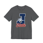 J State Tiger Graphic Tee, Vintage College Shirt, Unisex Casual Wear, School Spirit Apparel, Gift for Students and Alumni
