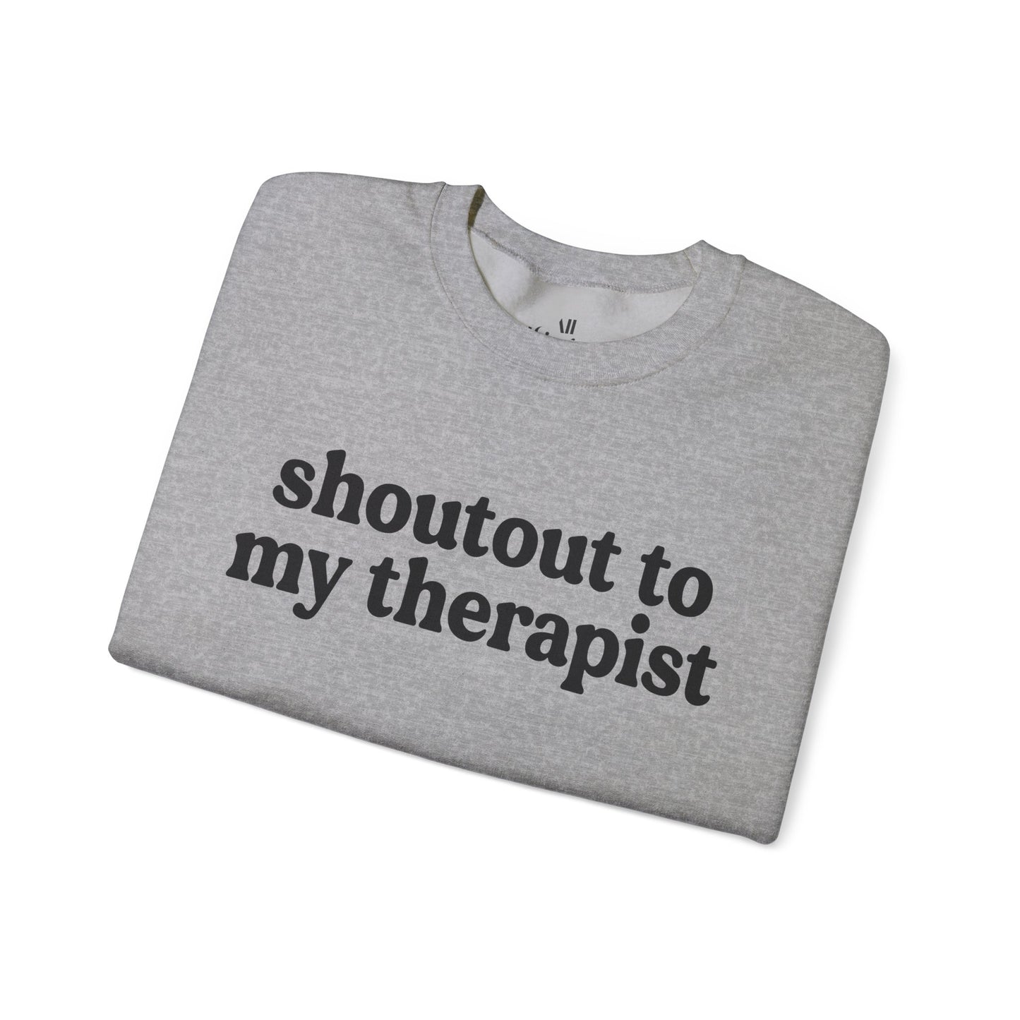 Ain't No Therapist Like The One I Got Unisex Heavy Blend™ Crewneck Sweatshirt