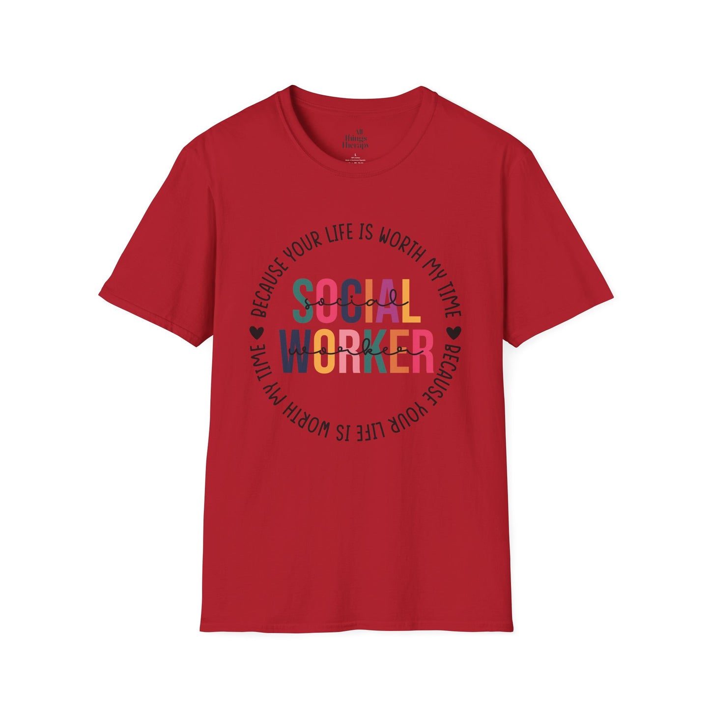 Social Worker Unisex Softstyle T-Shirt