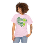 T‑Shirt — Green Scribble Heart “You Matter” Mental Health Awareness Tee