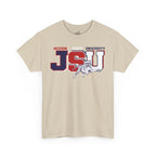 Unisex Heavy Cotton Tee, Jackson University Spirit Shirt, College Apparel, Graduation Gift, Casual Wear, School Pride Tee