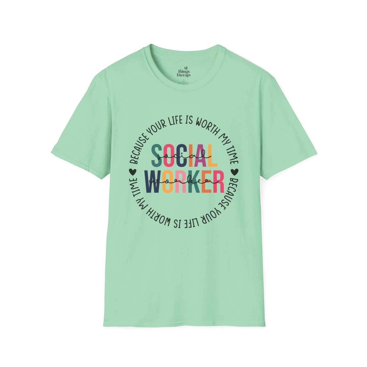 Social Worker Unisex Softstyle T-Shirt