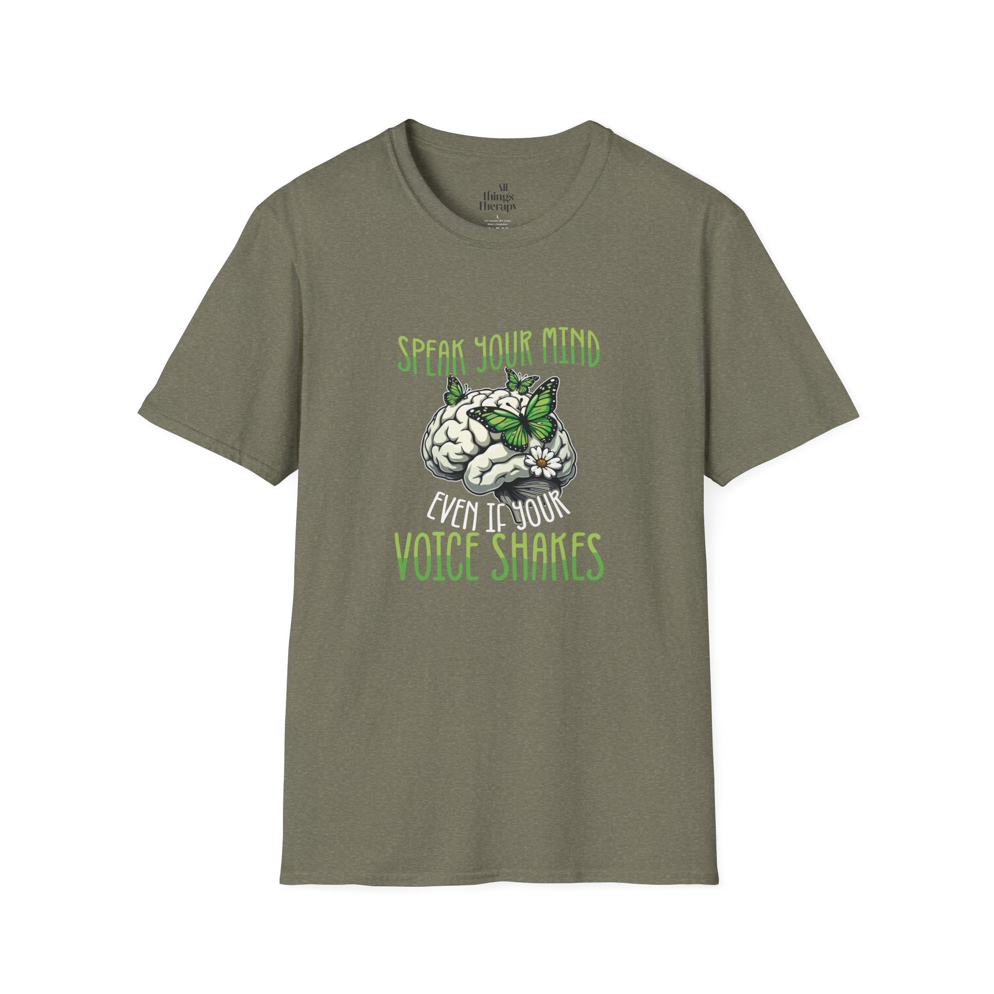 Speak Your Mind Graphic T-Shirt | Unisex Softstyle Tee for Self-Expression
