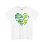 T‑Shirt — Green Scribble Heart “You Matter” Mental Health Awareness Tee