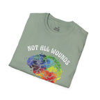 Mental Health Awareness T-Shirt – Not All Wounds Are Visible