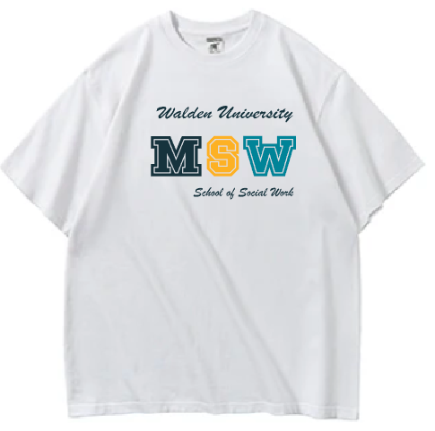 Walden University School of Social Work Chenille Tshirt