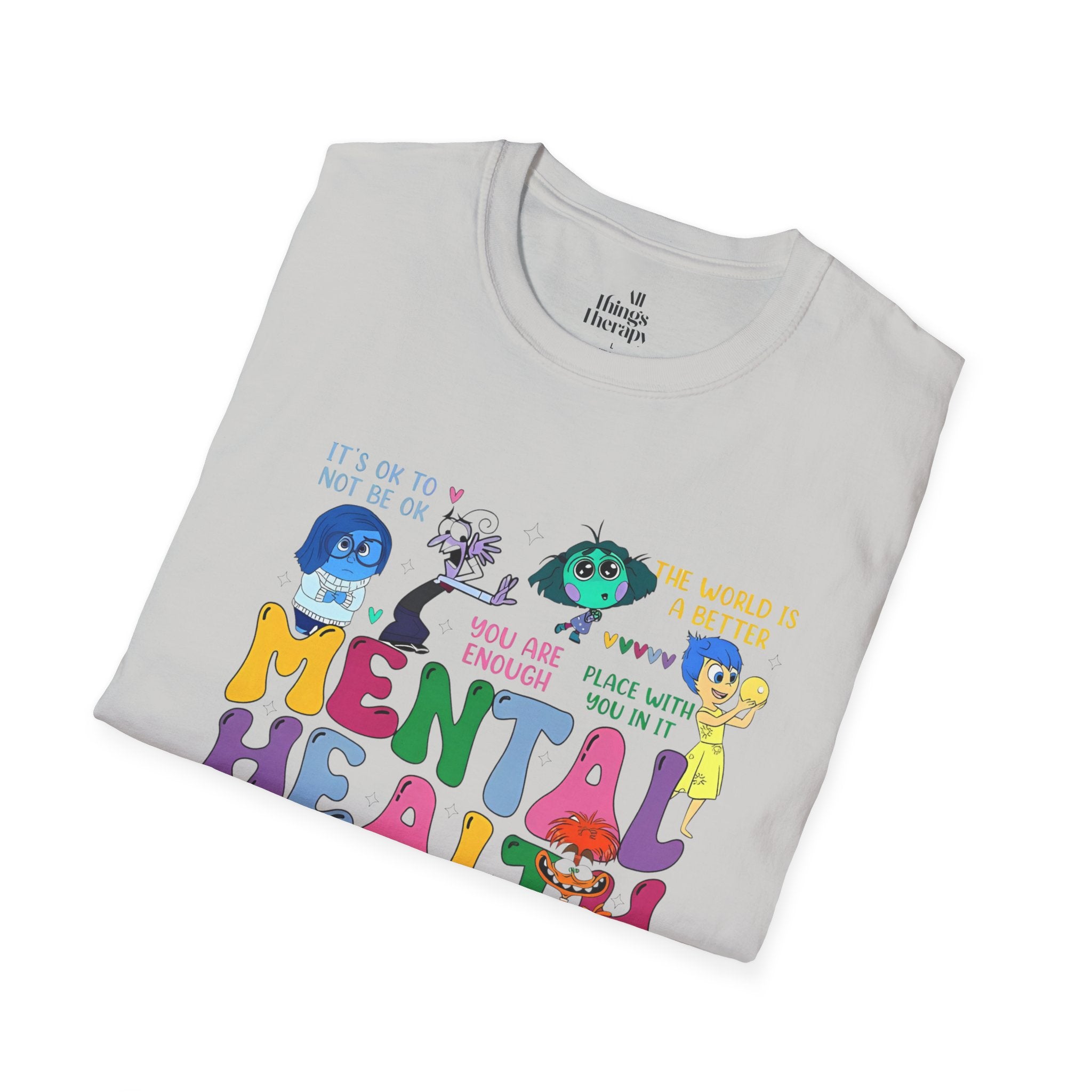 Mental Health Matters T-Shirt - Unisex Softstyle Tee for Awareness
