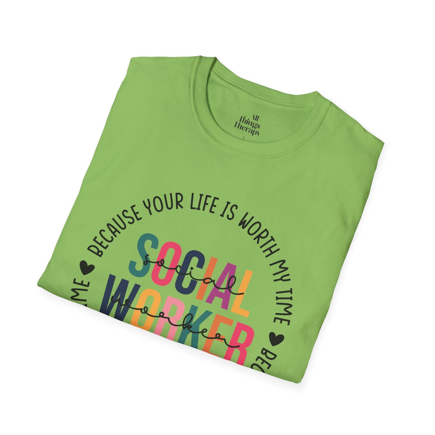 Social Worker Unisex Softstyle T-Shirt