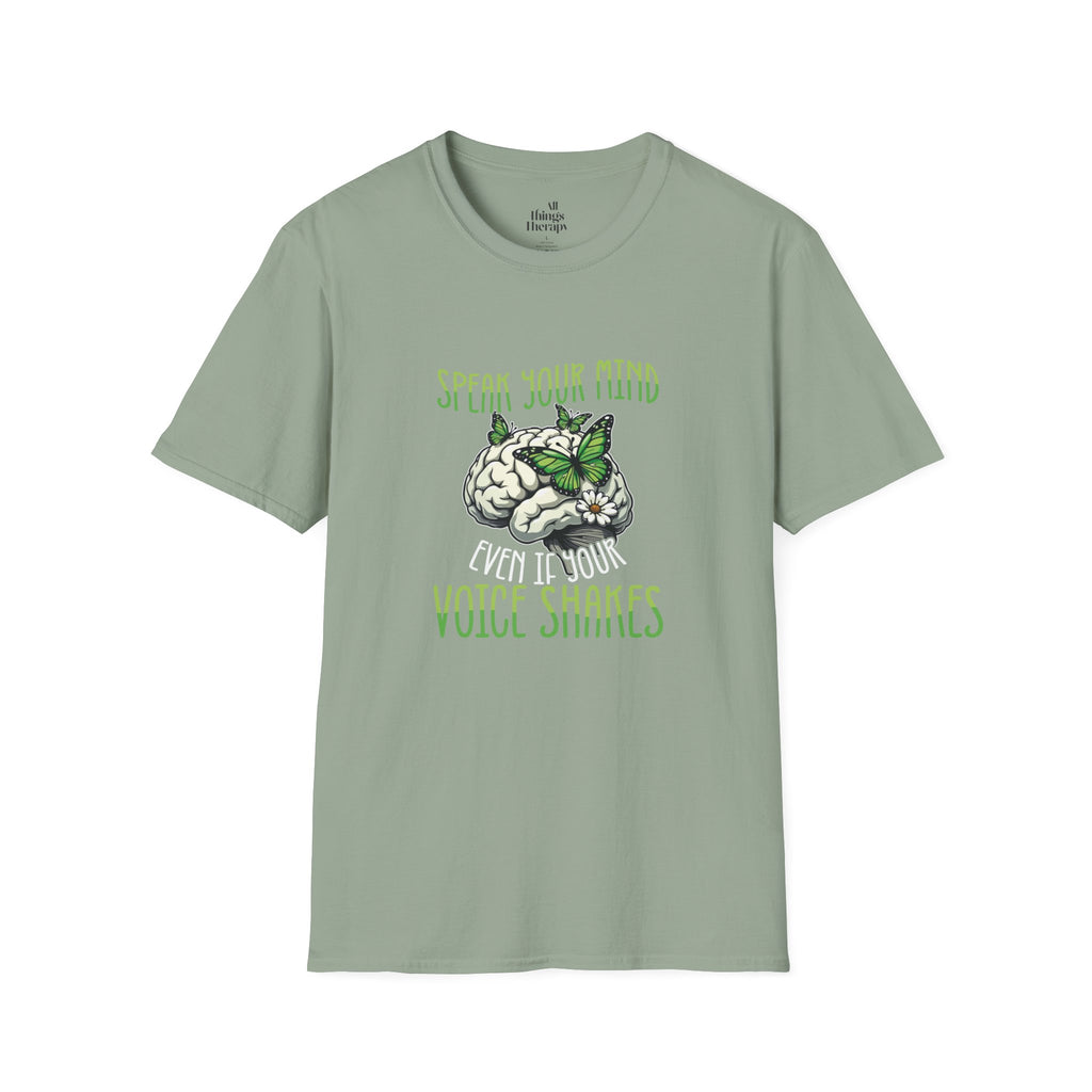 Speak Your Mind Graphic T-Shirt | Unisex Softstyle Tee for Self-Expression