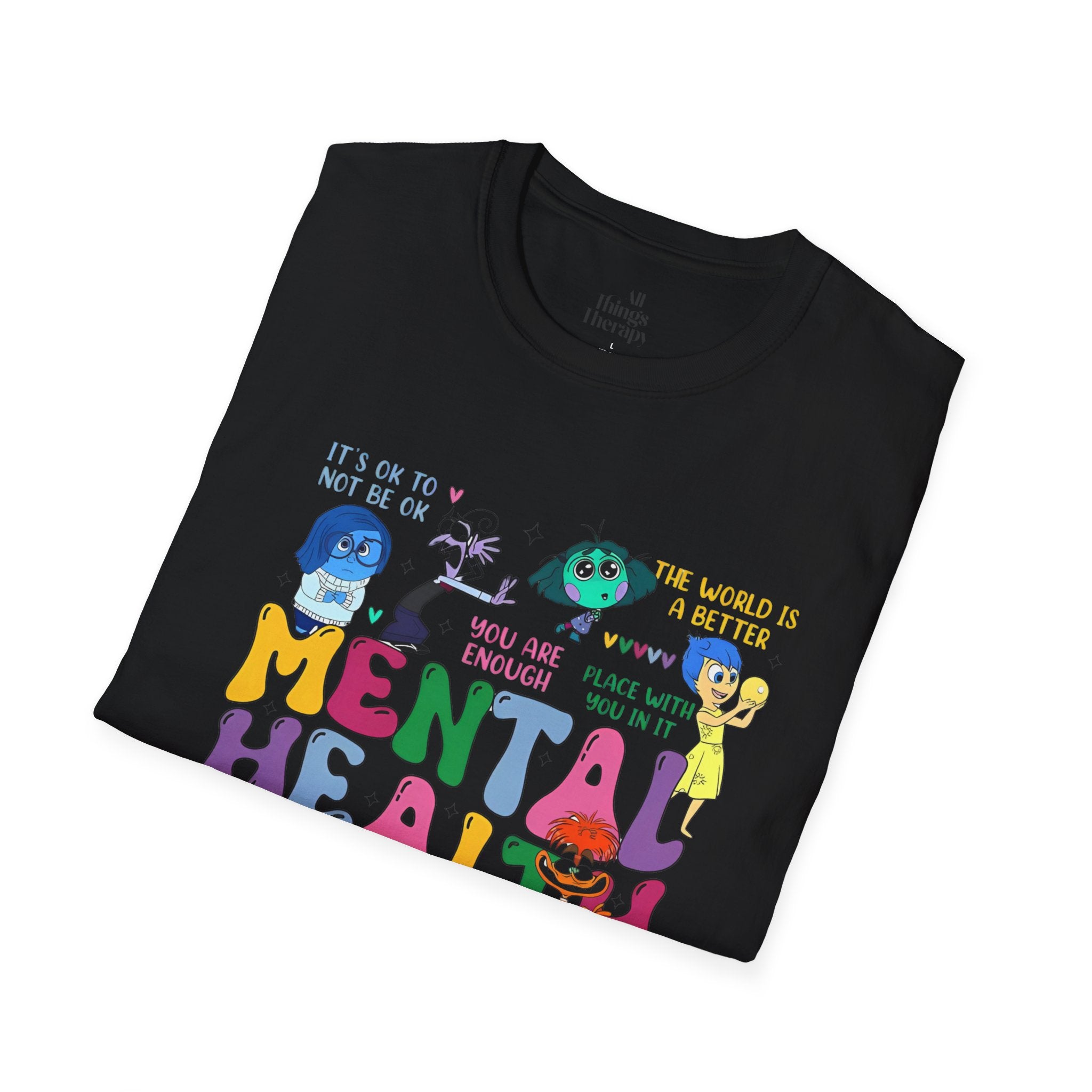 Mental Health Matters T-Shirt - Unisex Softstyle Tee for Awareness