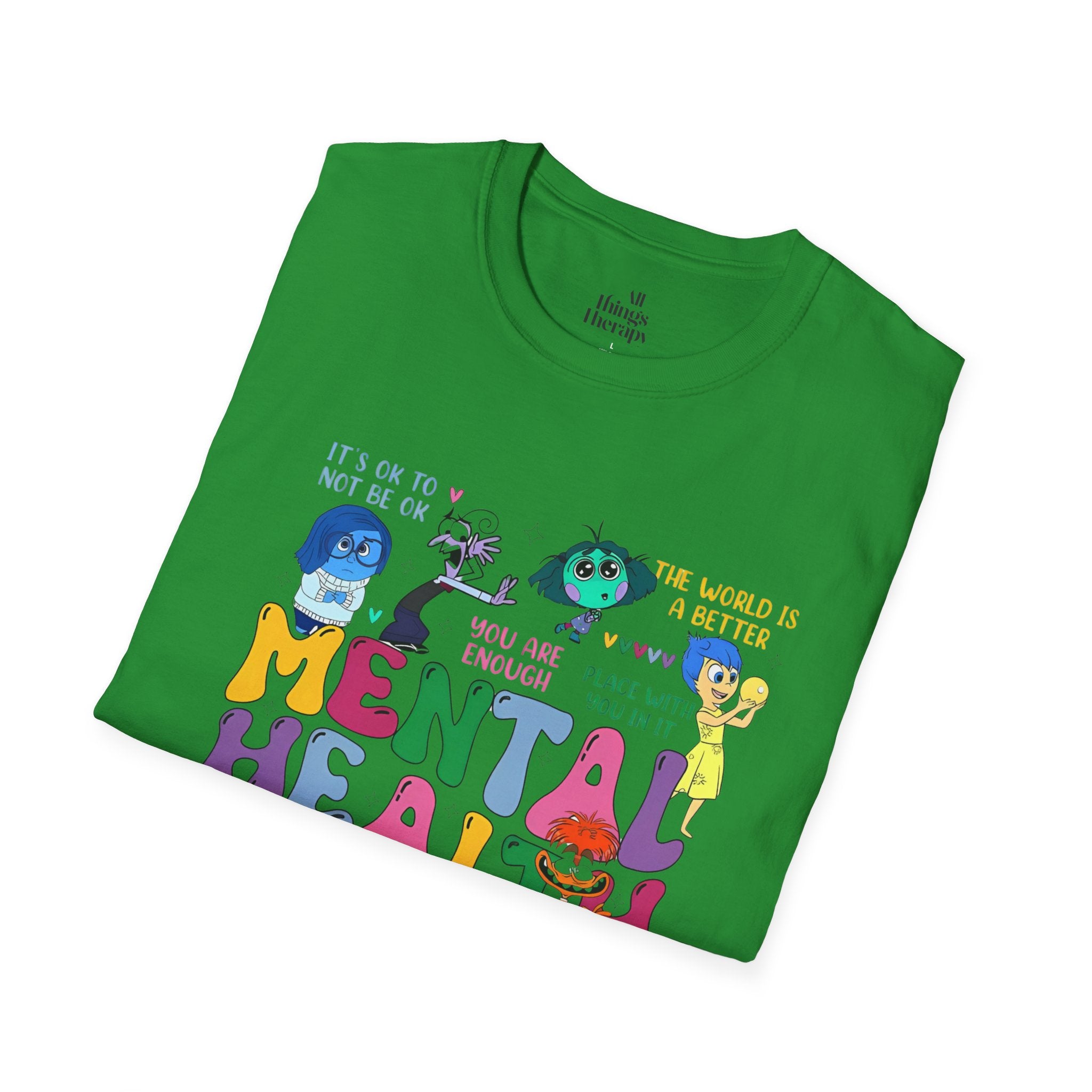 Mental Health Matters T-Shirt - Unisex Softstyle Tee for Awareness