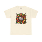 Juneteenth Floral Unisex Heavy Cotton Tee, Celebrate Freedom, Black History Month, Gift for Activists, Summer T-Shirt, Equality Apparel