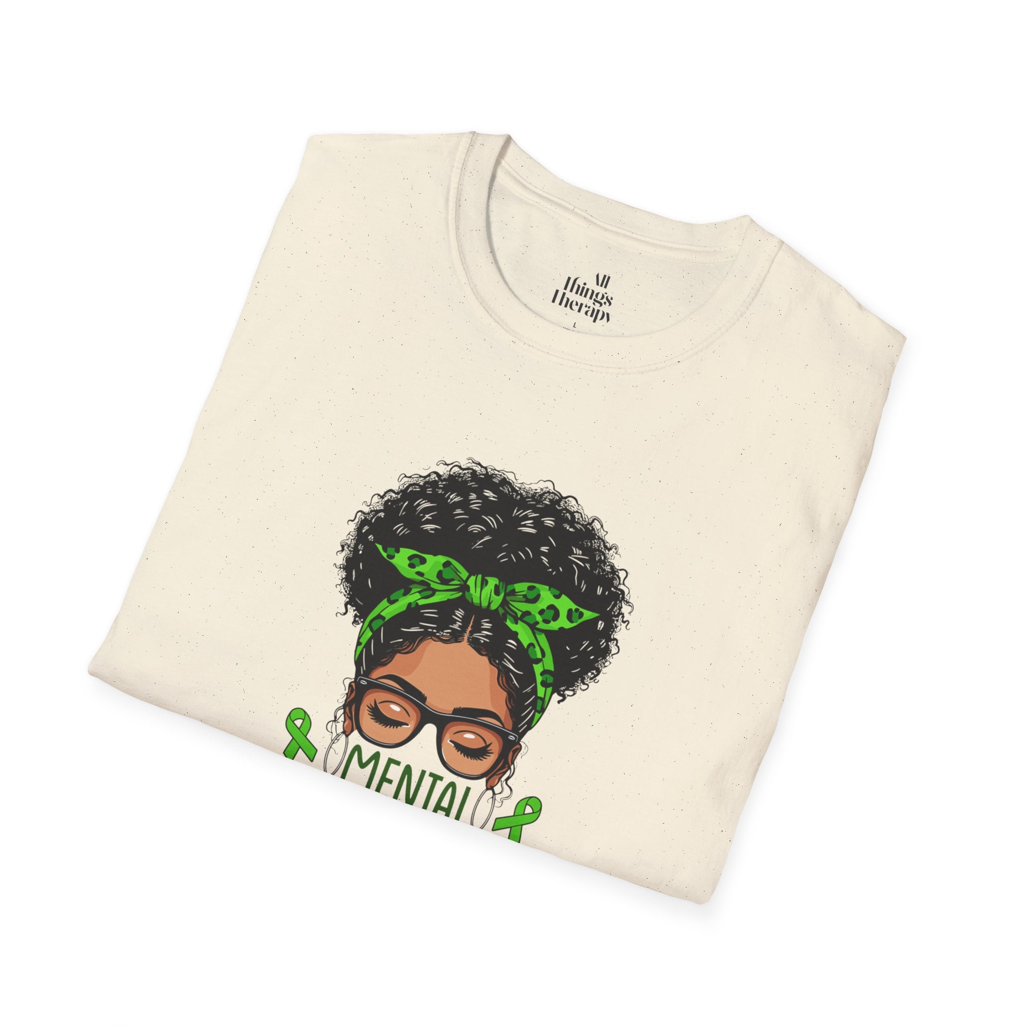 Mental Health Awareness Unisex Softstyle T-Shirt - Positive Vibes Tee