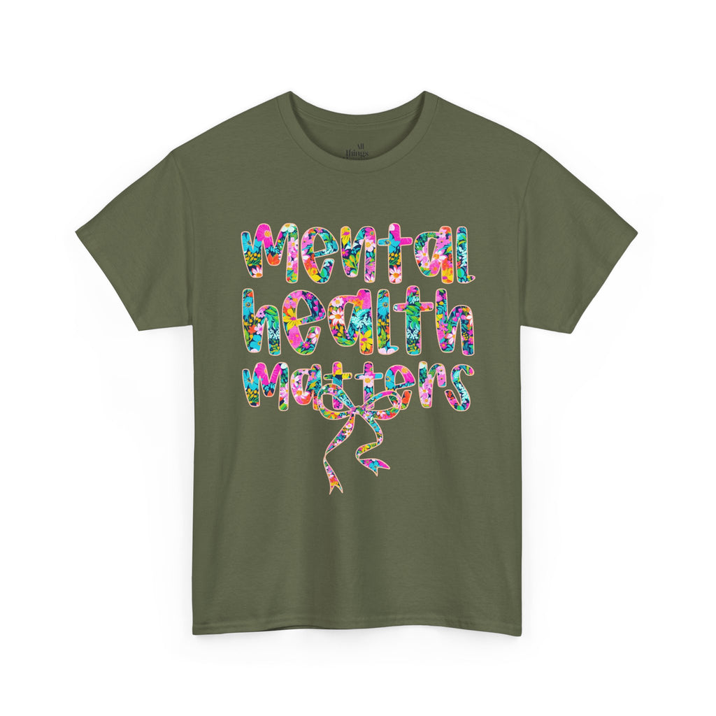 Mental Health Matters T-Shirt — Colorful Support Tee