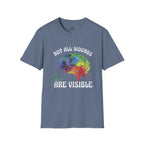 Mental Health Awareness T-Shirt – Not All Wounds Are Visible