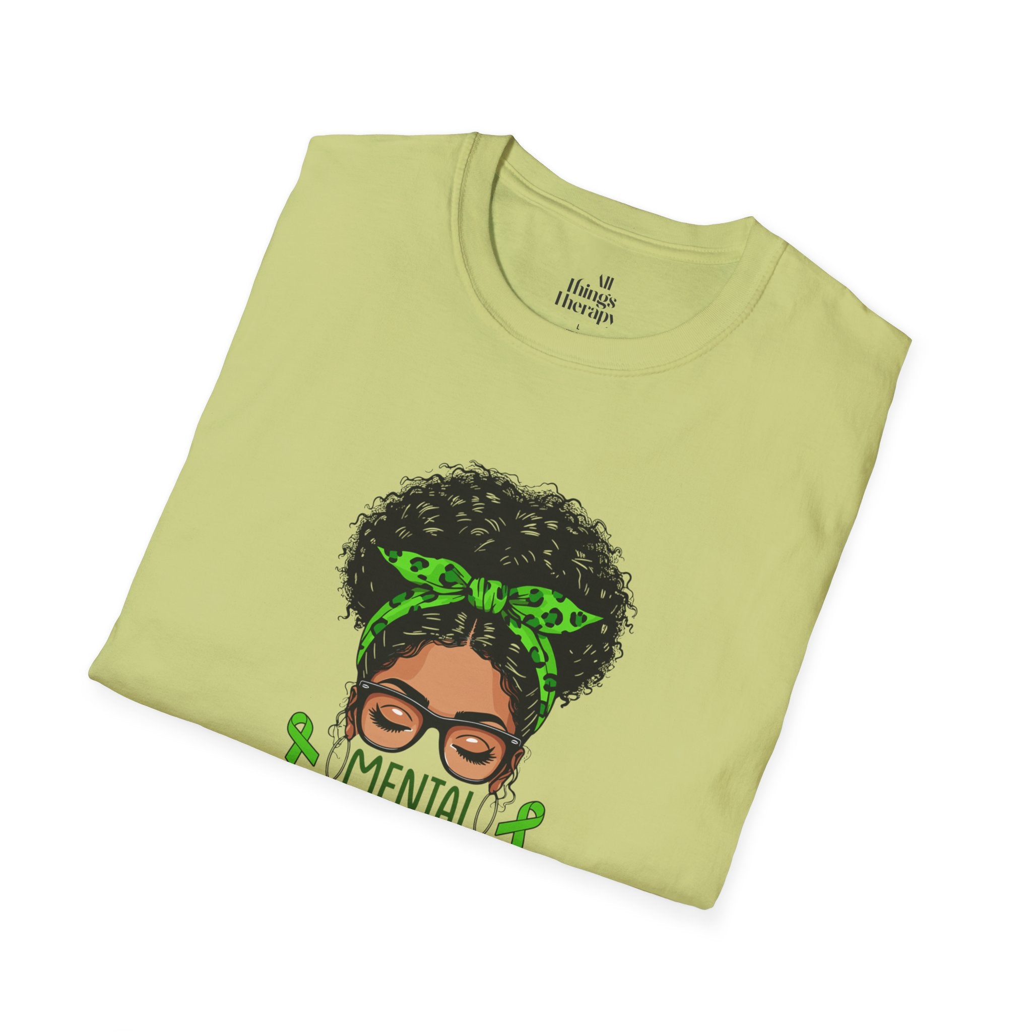 Mental Health Awareness Unisex Softstyle T-Shirt - Positive Vibes Tee